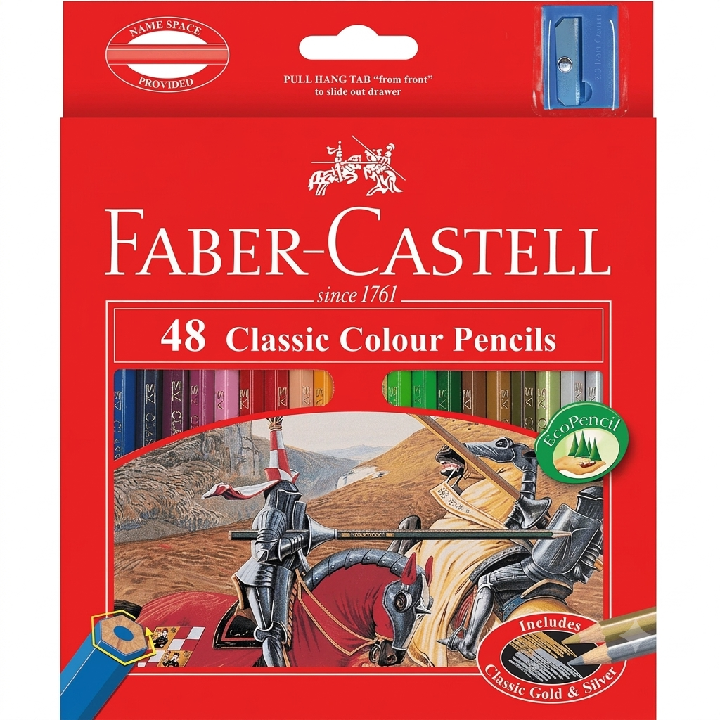 Faber Castell Coloring Pencils 48 Colors Classic