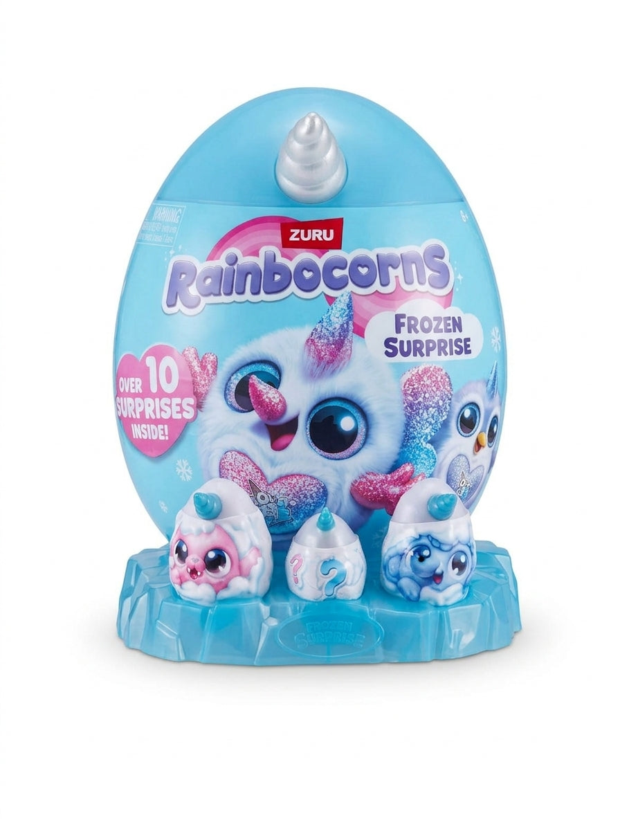 ZURU Rainbocorns Eggzania Frozen Mania Plush Toy - Over 10 Surprises - Assorted