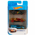 Hot Wheels - 1:64 Basic Cars (3 Pack)