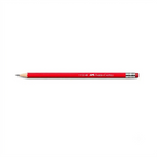 Faber Castell Lead HB Pencil - 1 Pcs - Red