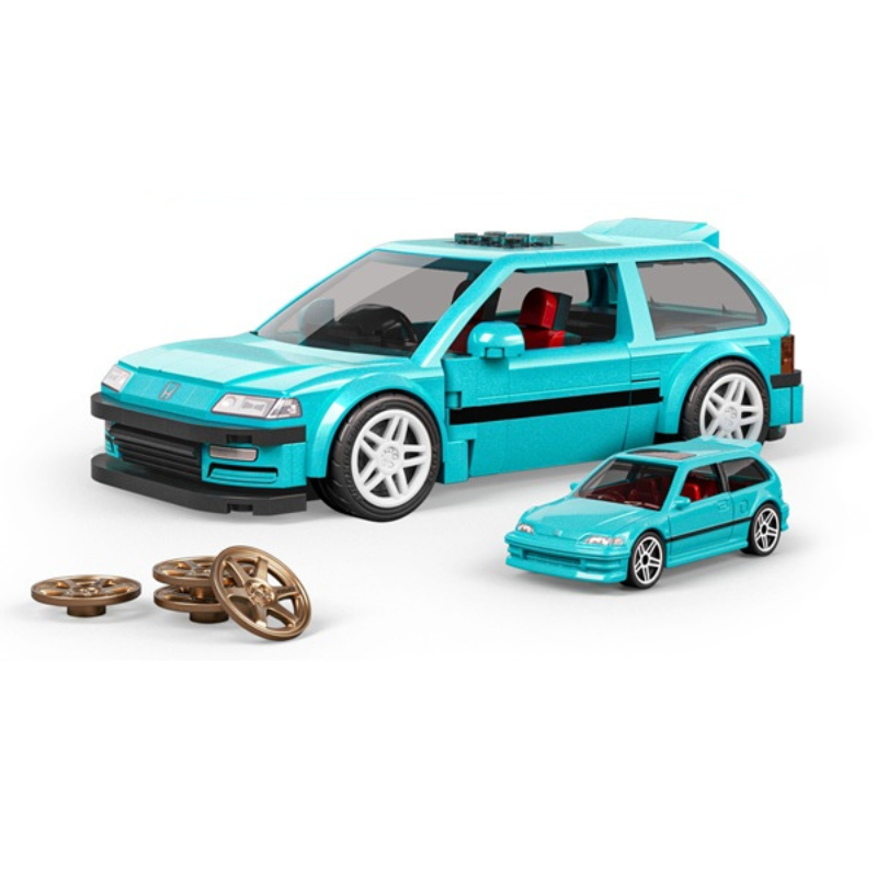 Brick Shop Hot Wheels - Speed Series: Building Set Custom ’90 Honda Civic EF