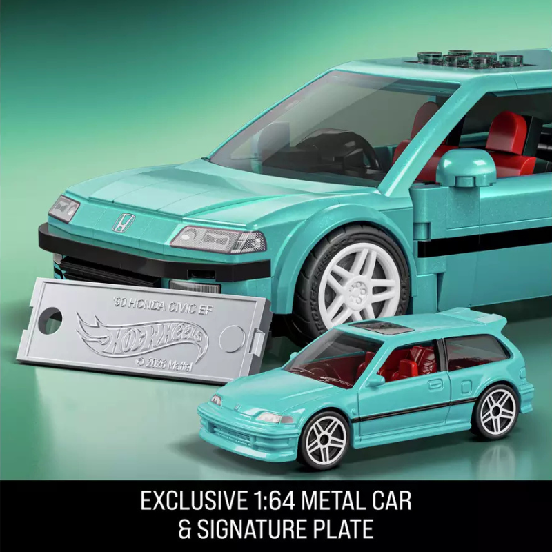 Brick Shop Hot Wheels - Speed Series: Building Set Custom ’90 Honda Civic EF