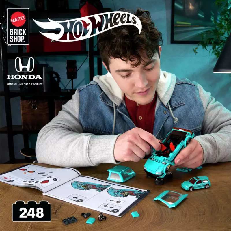 Brick Shop Hot Wheels - Speed Series: Building Set Custom ’90 Honda Civic EF