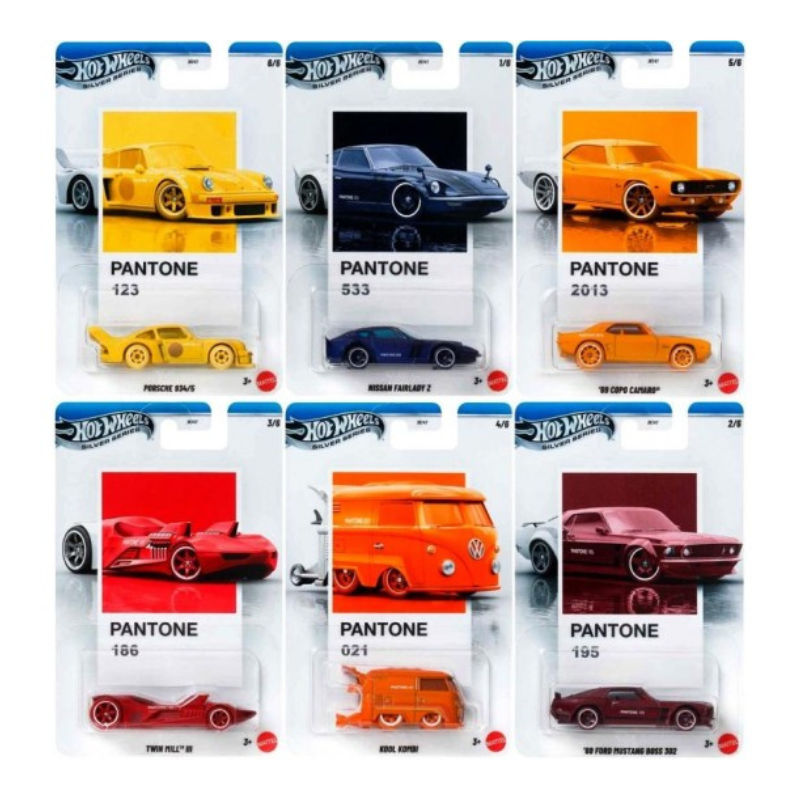 Hot Wheels - 1:64 Themed Pantone Cars Assortment