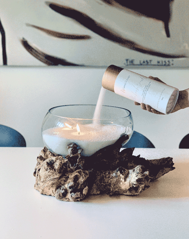 The Candle Dust - 650g Sand Candle | Diamond Dust