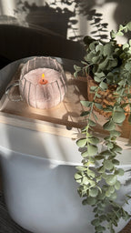 The Candle Dust - Sand Candle | Pomegranate Spice