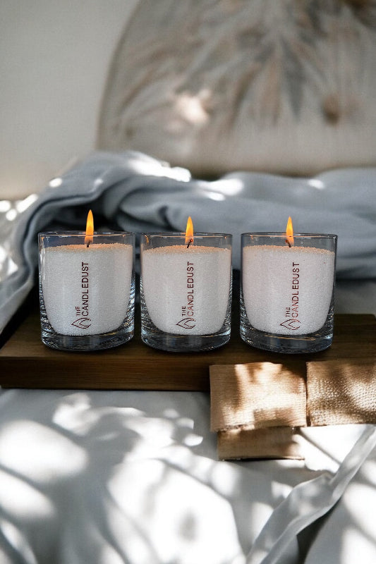 The Candle Dust - 650g Sand Candle | Midnight