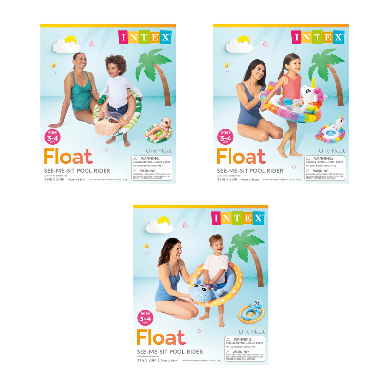 Intex - See-Me-Sit Pool Riders Assortment