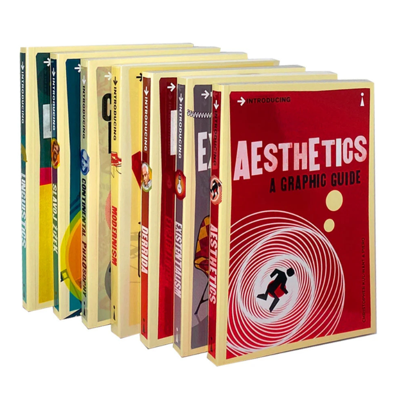 Introducing A Graphic Guide (Series 5) 8 Books Collection Set (Cultural Studies Slavoj Zizek Modernism Derrida Existentialism Aesthetics...)