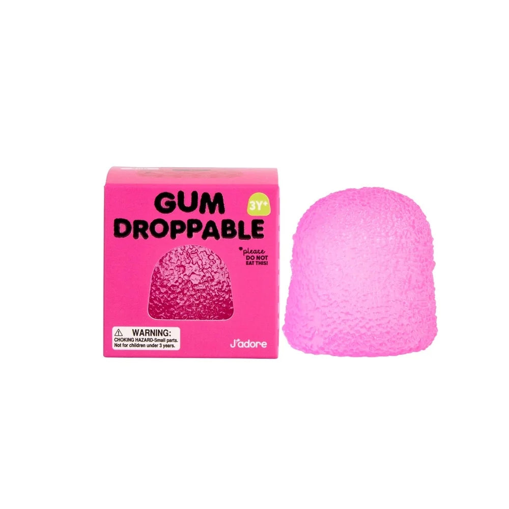 J'adore Gum Droppable Squish Toy-Pink