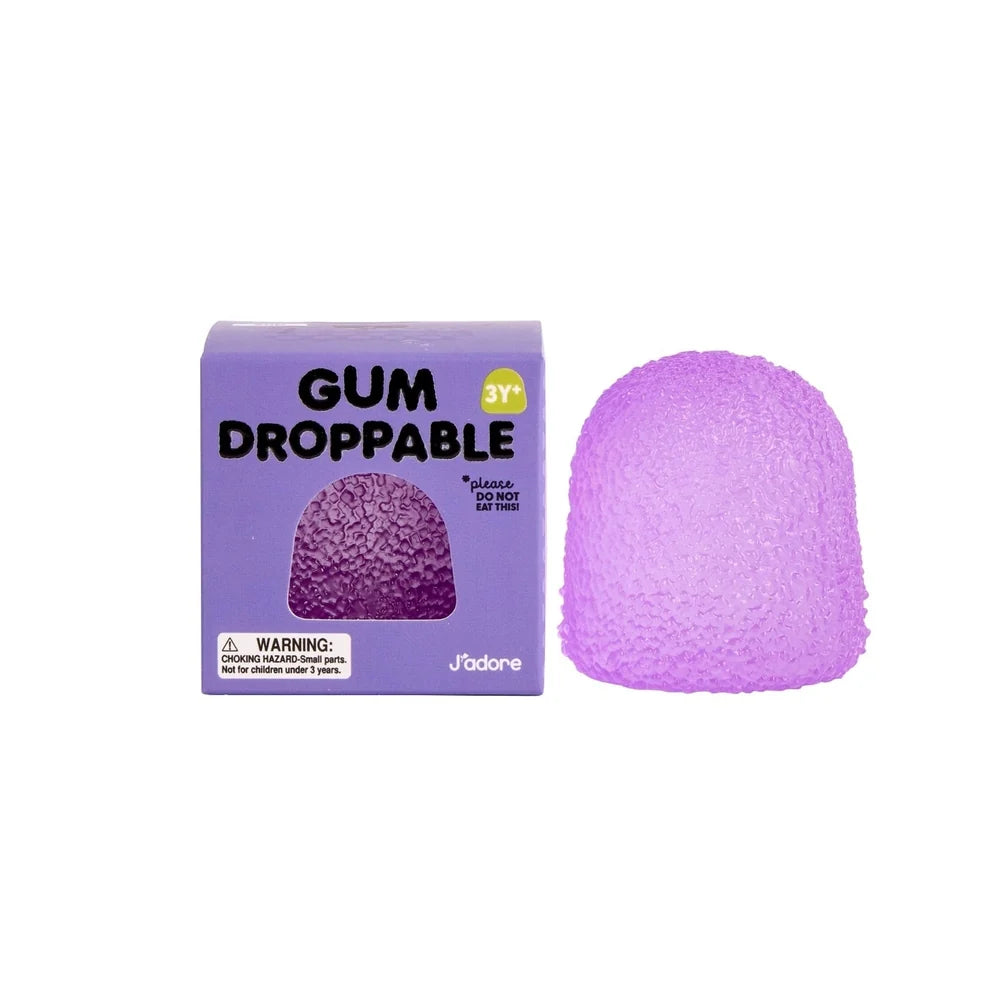 J'adore Gum Droppable Squish Toy-Purple