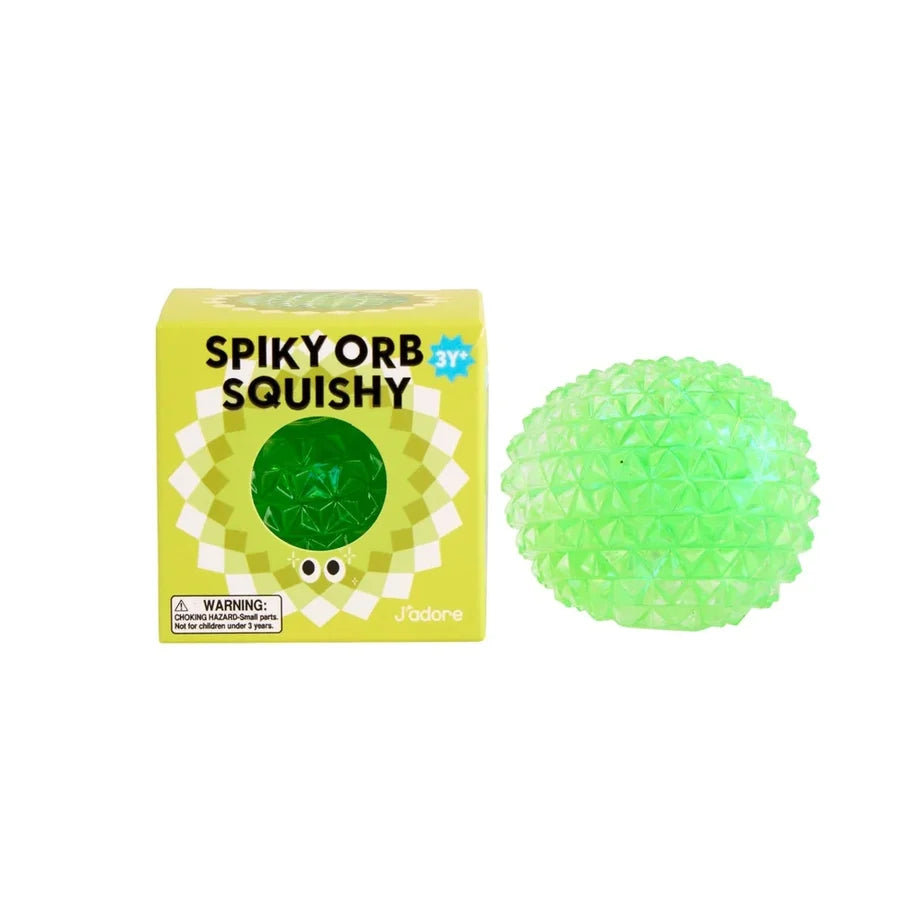 J'adore Spiky Orb Diamond Squish Ball-Green