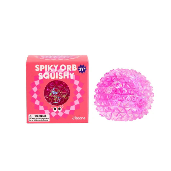 J'adore Spiky Orb Diamond Squish Ball-Pink