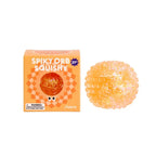 J'adore Spiky Orb Diamond Squish Ball-Orange