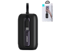 JOYROOM JR-L012 Colorful Series 22. 5W Mini Power Bank with Dual Cables 10000mAh - Black