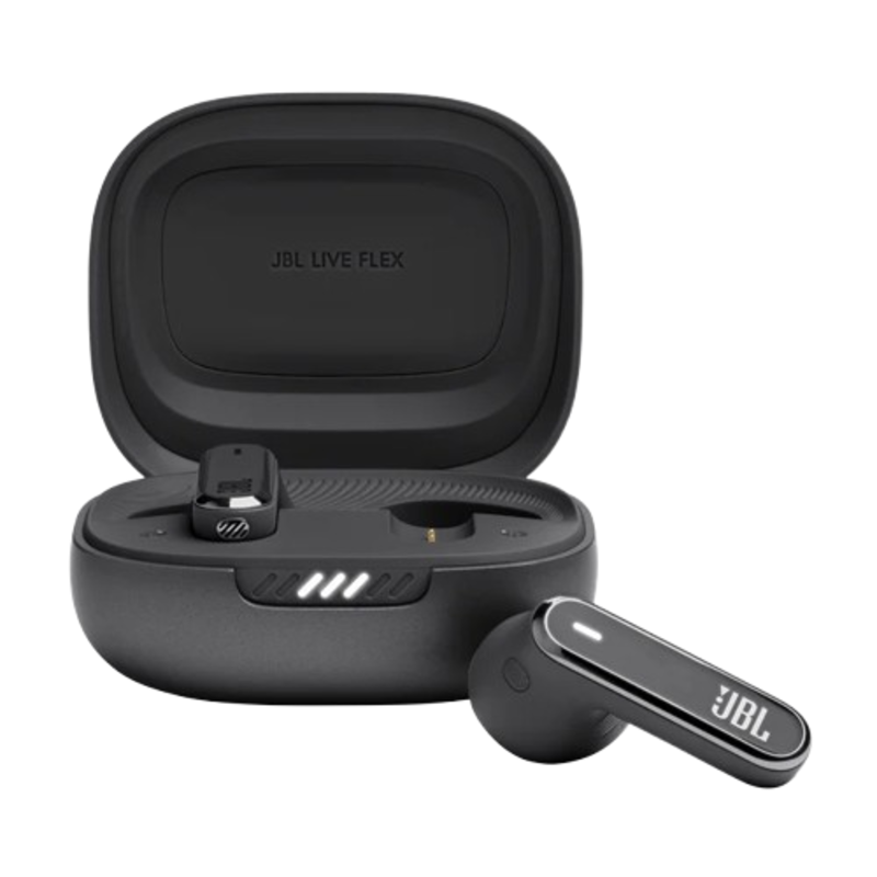 JBL Live Flex True Wireless Noise Cancelling Earbuds (Black)