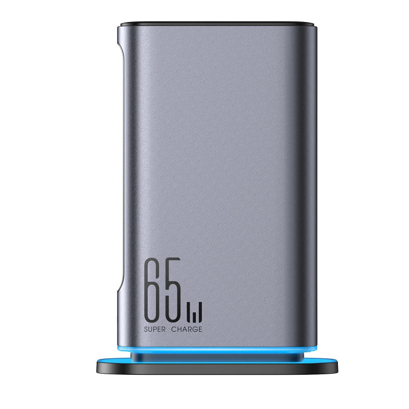 JOYROOM JR-TCM02 65W GaN Multi-port Charger-Dark Gray(eu)