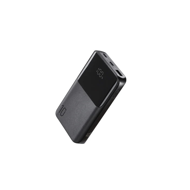 JOYROOM JR-QP191 22. 5W Power Bank 10000mAh - Black with USB to Type-C 0. 3m Cable - Black