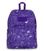 Jansport- SUPERBREAK PLUS DUB DOODLE PURPLE