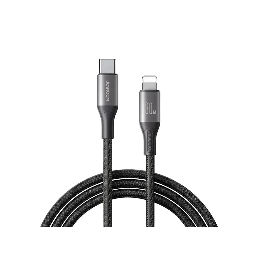 JOYROOM S-A28 Flash Series 30W Fast Charging Data Cable (Type-C to Lightning) 2m - Black