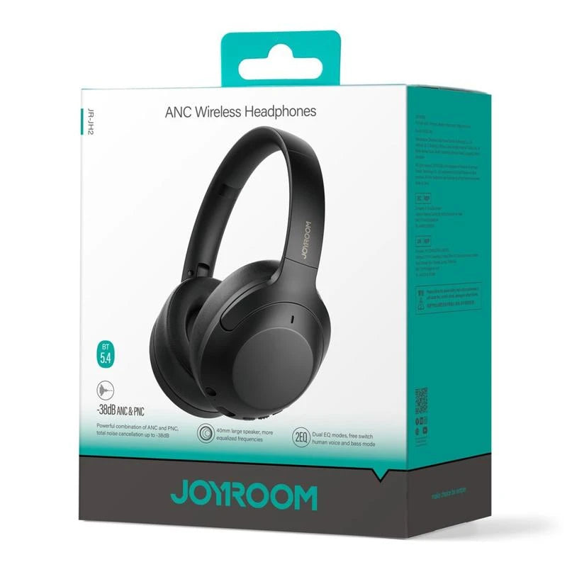 JOYROOM JR-JH2 J-head Series Hybrid ANC Wireless Headphones - Black
