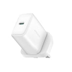 JOYROOM JR-TCF24 PD 30W Charger - White (EU) + C to C 1m Cable - White