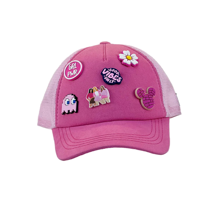 Zaga Caps - Kids Charms Cap Pink