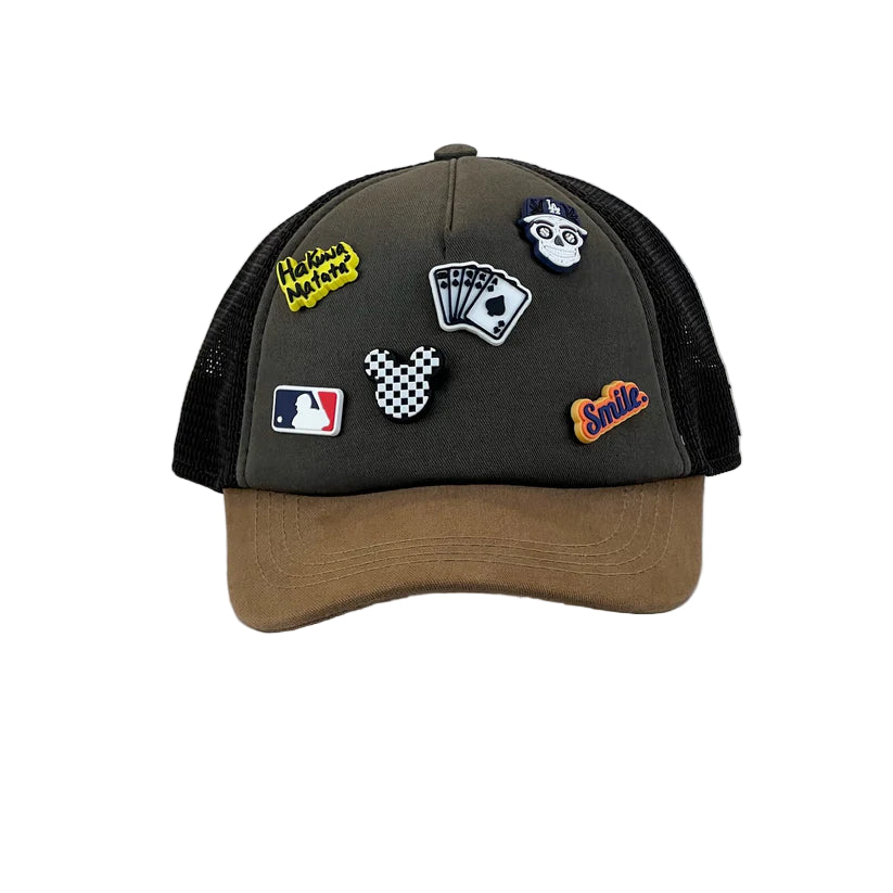 Zaga Caps - Kids Charms Cap Brown
