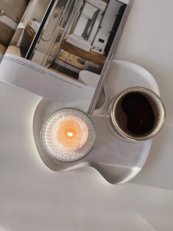 The Candle Dust - 330g Sand Candle | Midnight