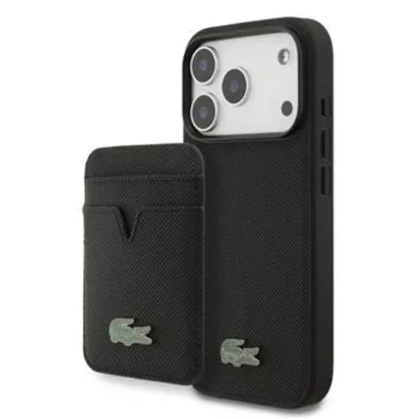 LACOSTE LACOSTEHARD CASE MAGSAFE AND MAGSAFE CARD WALLET BUNDLE