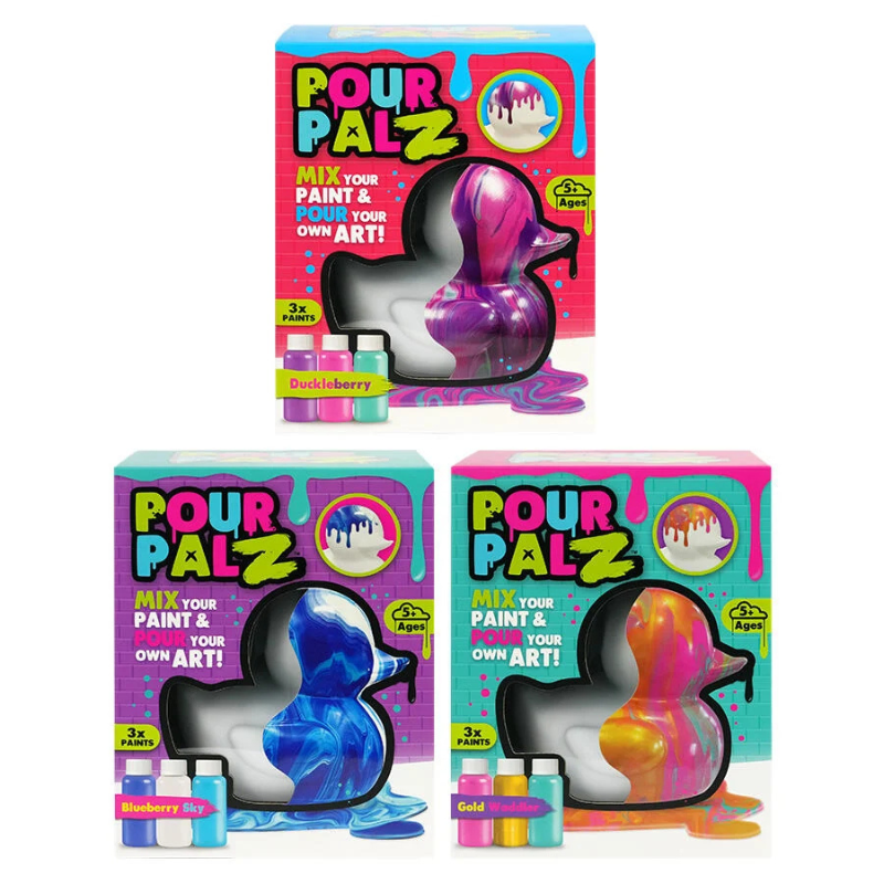 Pour Palz - Large Painting Rubber Duck Assortment