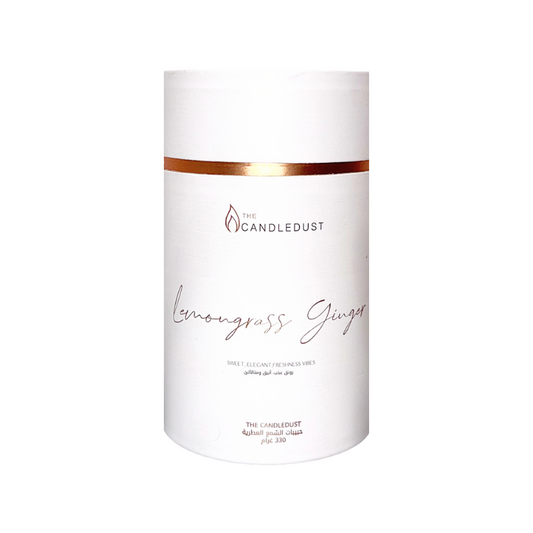 The Candle Dust - 330g Sand Candle | Lemongrass Ginger