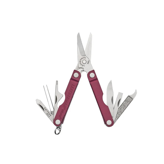 Leatherman Micra Stainless Steel Pocket Multi Tool #Cherry
