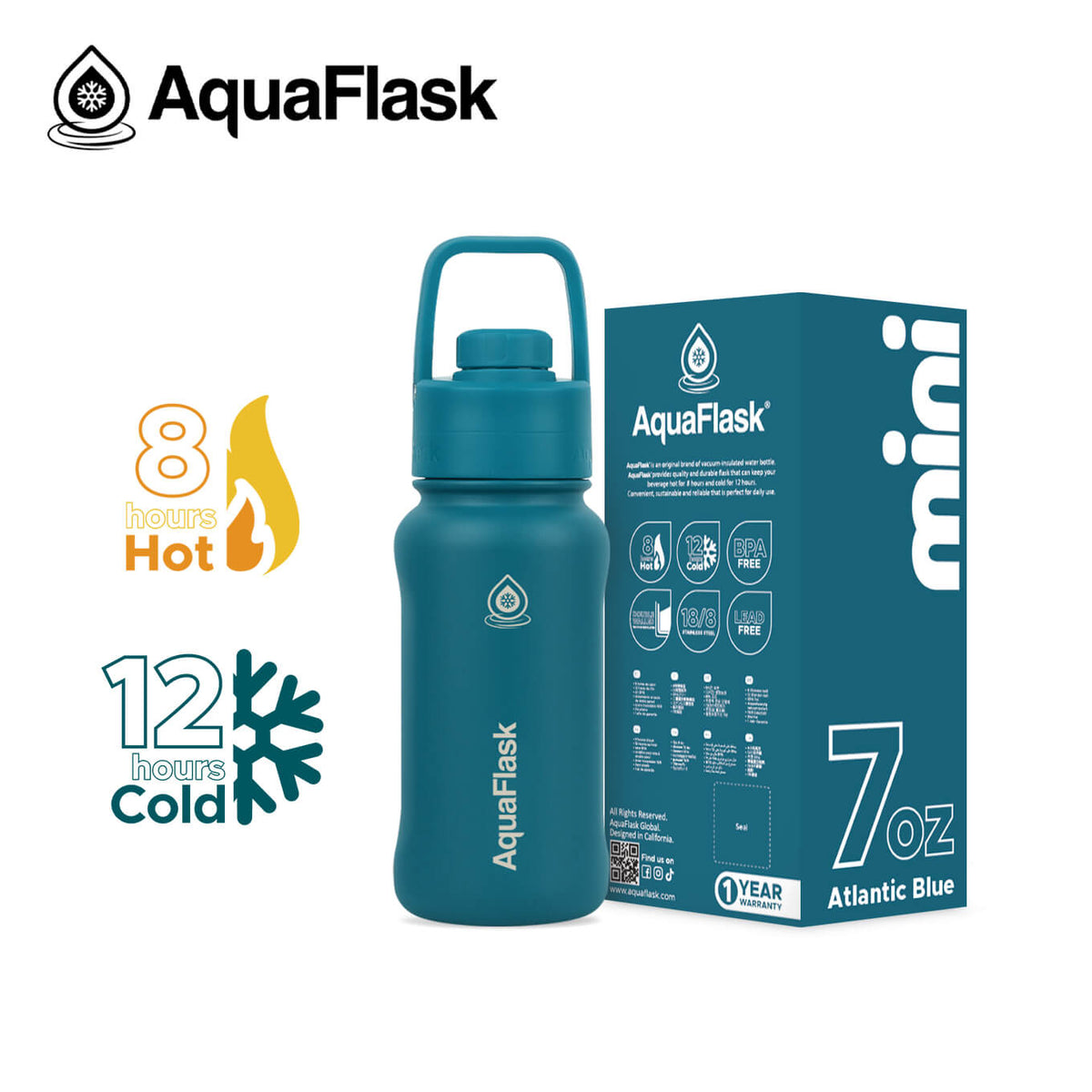 AquaFlask - Mini Collection - 7oz Insulated Bottle