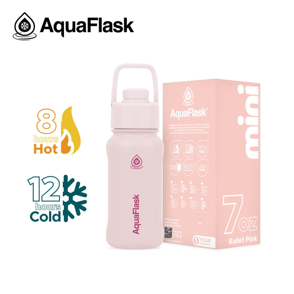 AquaFlask - Mini Collection - 7oz Insulated Bottle