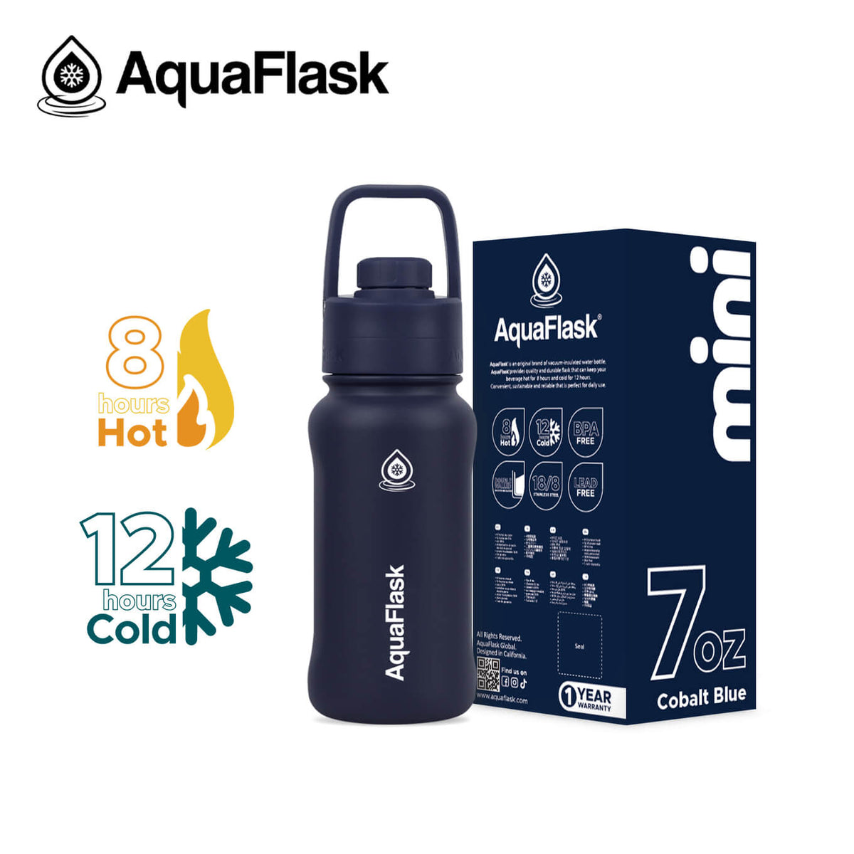 AquaFlask - Mini Collection - 7oz Insulated Bottle