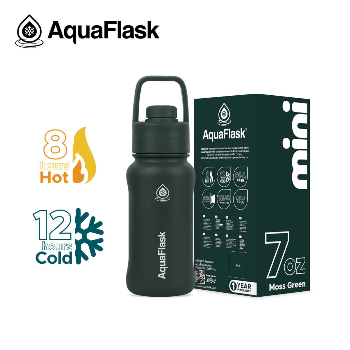 AquaFlask - Mini Collection - 7oz Insulated Bottle