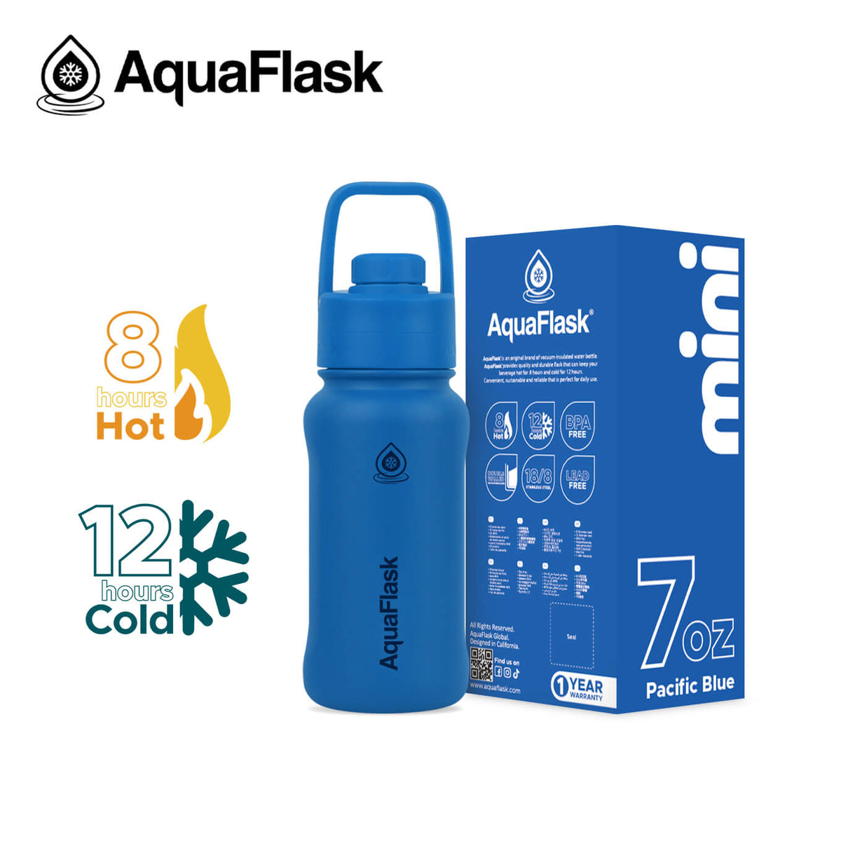 AquaFlask - Mini Collection - 7oz Insulated Bottle