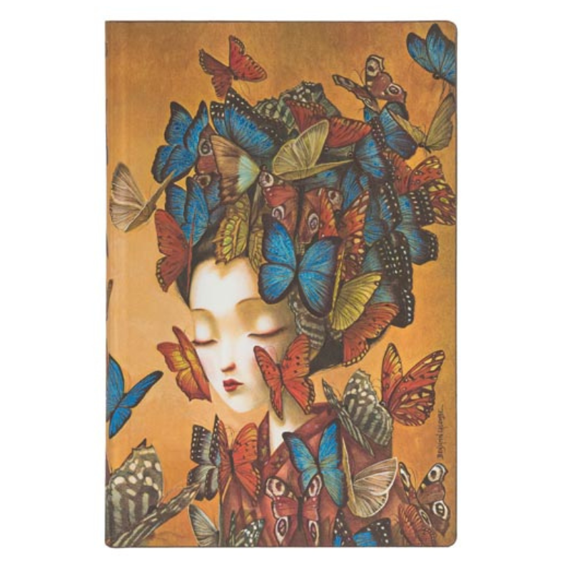 Paperblanks - Madame Butterfly Unlined Notebook (176 Pages)
