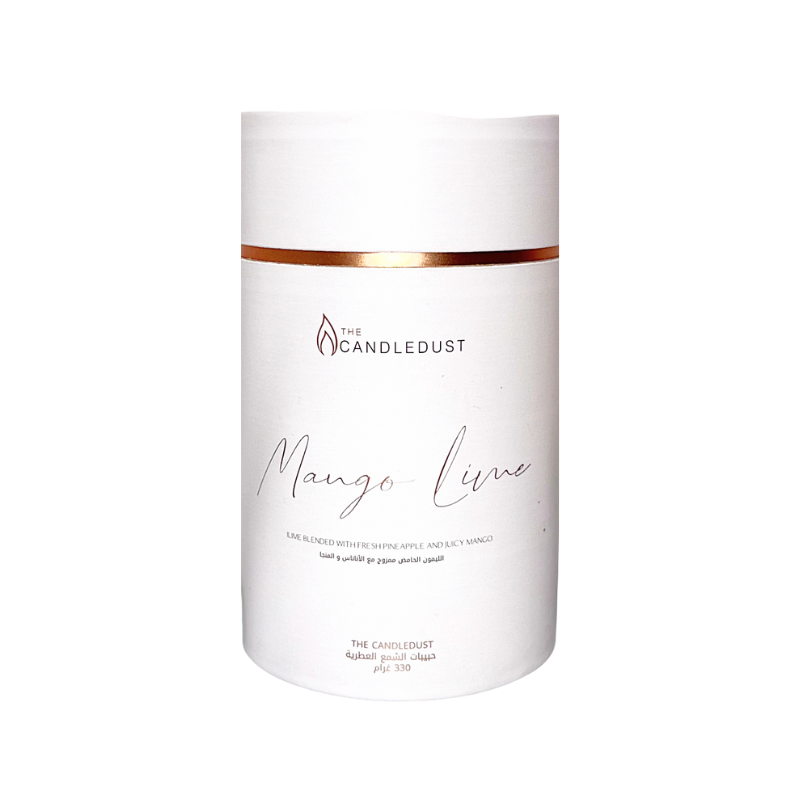 The Candle Dust - 330g Sand Candle | Mango Lime