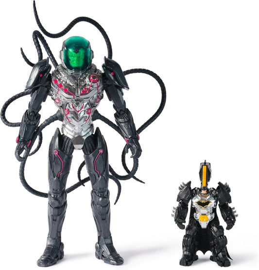 Spin Master - DC Batman | Metal Force Brainiac vs. Batman Figures