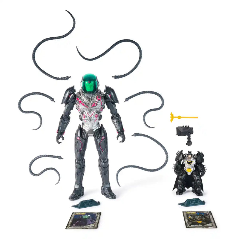 Spin Master - DC Batman | Metal Force Brainiac vs. Batman Figures