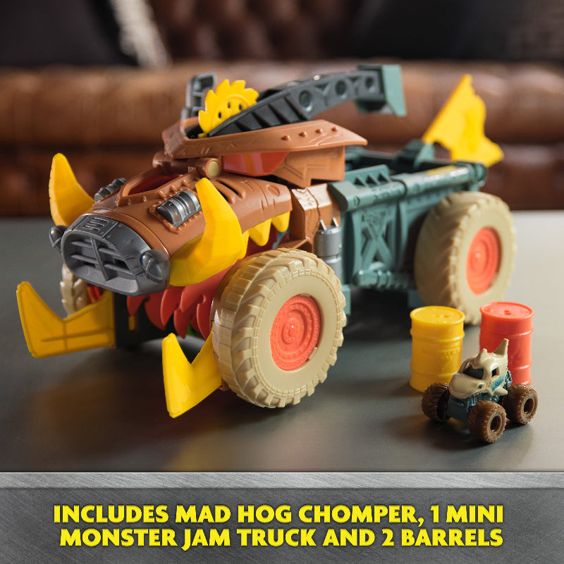 Spin Master - Monster Jam | Mini Megalodon Mad Hog Chomper