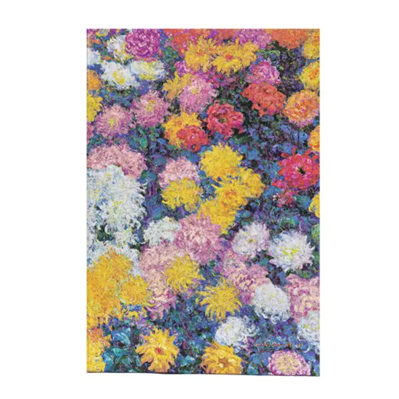 Paperblanks - Monet’s Chrysanthemums Ulined Notebook (144 Pages)