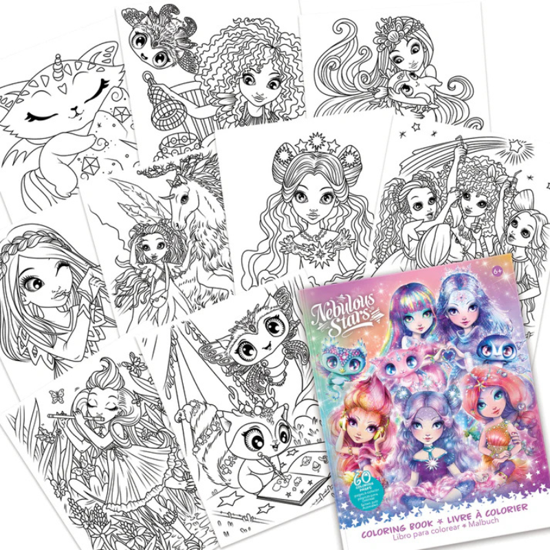 Nebulous Stars - Universe Coloring Book