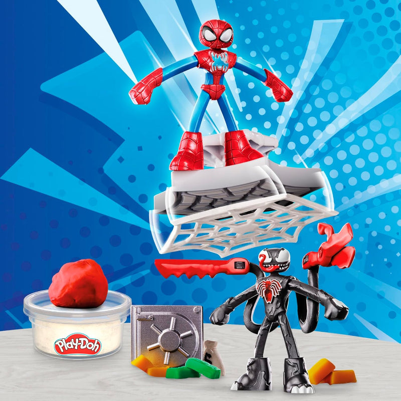 Hasbro - Play-Doh | Spider-Man Launch & Slice Battle Playset