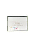 Pack of limited edition note cards with animal illustrations on a white background