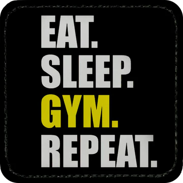 Zaga Caps - Eat Sleep Gym Patch