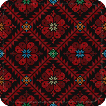 Zaga Caps - Palestinian Embroidery Patch