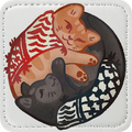 Zaga Caps - Jordan and Palestine Cats Patch